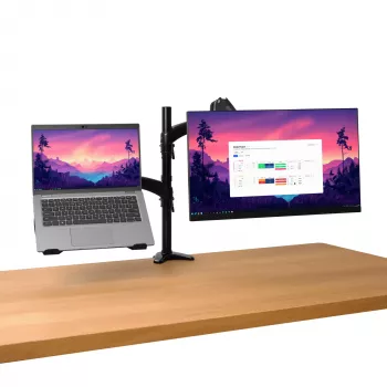 Supporto da scrivania TRUST Mara supporto monitor a doppio braccio per 2 display fino a 32