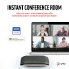 HP Poly Sync 10 diffusore + cavo USB-A a USB-C, PC, nero, 0,715 m, Windows 10, Windows 11, MacOS, 100–7800 Hz