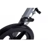MDH PPC035 deambulatore / rollator con seduta e cestino, alluminio, pieghevole, portata max 136 kg
