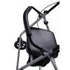 MDH PPC035 deambulatore / rollator con seduta e cestino, alluminio, pieghevole, portata max 136 kg