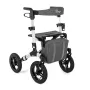 Rollator fuoristrada a quattro ruote TIMAGO RANGER, alluminio, altezza regolabile 89,5–102,5 cm, portata 136 kg, pieghevole