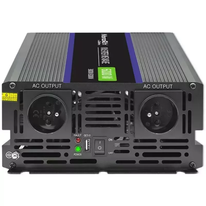 Inverter QOLTEC Monolith 6000 MS da 12V a 230V 6000W