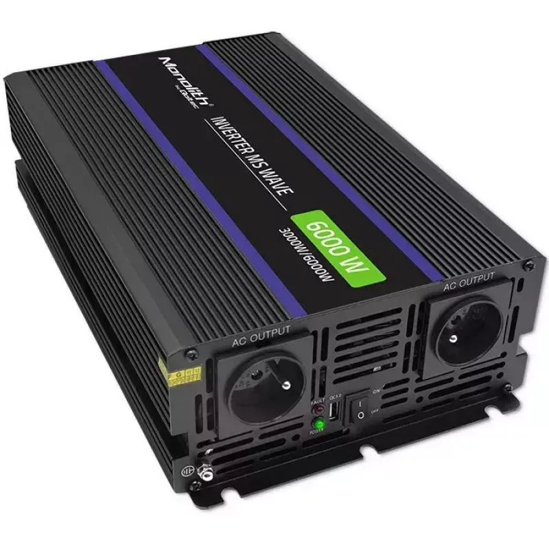 Inverter QOLTEC Monolith 6000 MS da 12V a 230V 6000W