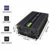 Inverter QOLTEC Monolith 6000 MS da 12V a 230V 6000W