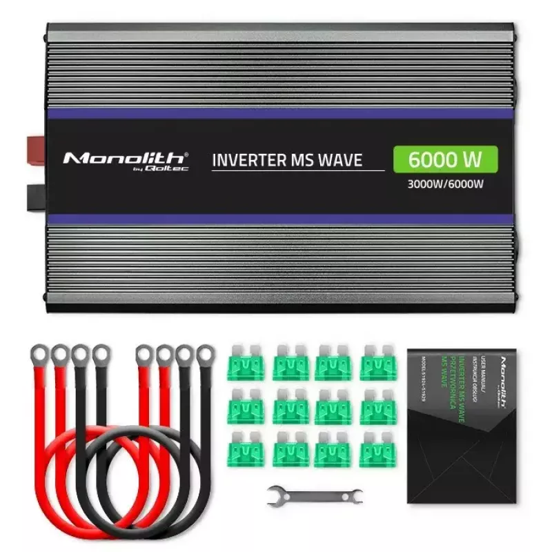 Inverter QOLTEC Monolith 6000 MS da 12V a 230V 6000W