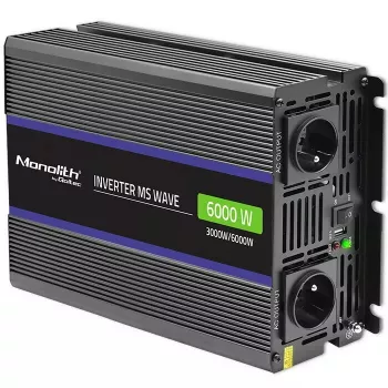 Inverter QOLTEC Monolith 6000 MS da 12V a 230V 6000W