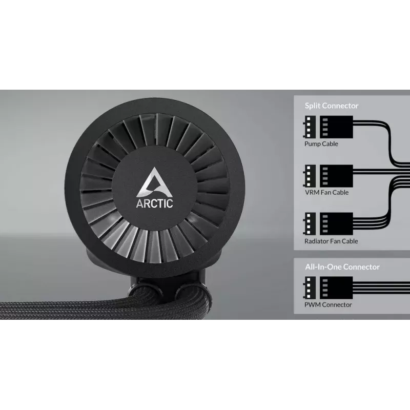 ARCTIC Liquid Freezer III 280 A-RGB - dissipatore CPU all-in-one liquido multi-compatibile con A-RGB