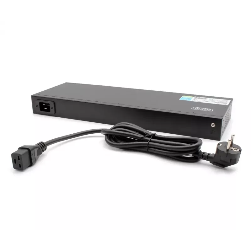 Unità di distribuzione dell'alimentazione PDU Digitus DN-DP-H-1-8C13 1U nero 16A