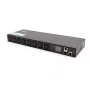 Unità di distribuzione dell'alimentazione PDU Digitus DN-DP-H-1-8C13 1U nero 16A
