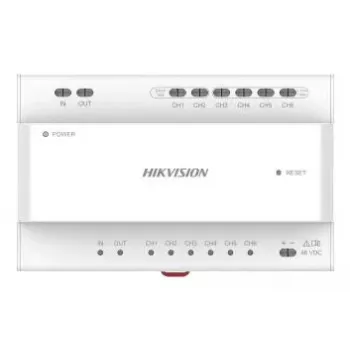 Distributore video Hikvision DS-KAD7060EY larghezza 143,7 mm profondità 65,9 mm altezza 92,4 mm