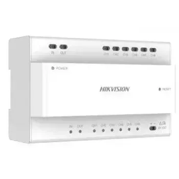 Distributore video Hikvision DS-KAD7060EY-S larghezza 143,7 mm profondità 65,9 mm altezza 92,4 mm