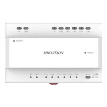 Distributore video Hikvision DS-KAD7060EY-S larghezza 143,7 mm profondità 65,9 mm altezza 92,4 mm