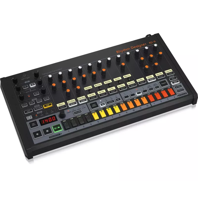 Macchina per ritmi e drum machine Behringer RD-8 MKII intervallo di calibrazione 10 – 15000 Hz