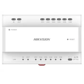 Distributore video Hikvision DS-KAD706Y-S 6 canali 1HE montaggio a rack