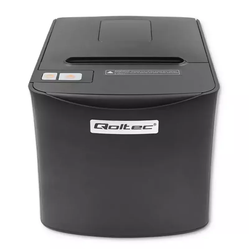 Stampante termica QOLTEC 50256 con interfaccia USB – stampante POS compatta