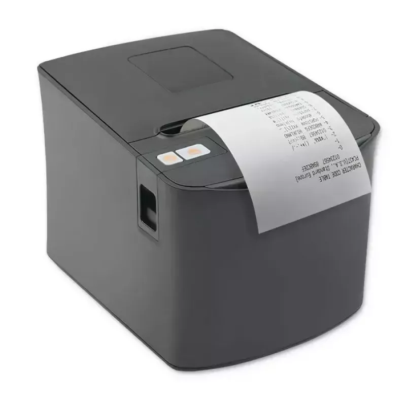 Stampante termica QOLTEC 50256 con interfaccia USB – stampante POS compatta