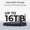 Reolink NVS12W NVR Wi-Fi 6 12 canali supporto 16MP HDD 2TB