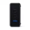 Caricabatterie portatile Satechi ST-TC100GM-EU, 100 W, 2× USB-C, ingresso AC 100–240 V, grigio