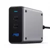 Caricabatterie portatile Satechi ST-TC100GM-EU, 100 W, 2× USB-C, ingresso AC 100–240 V, grigio
