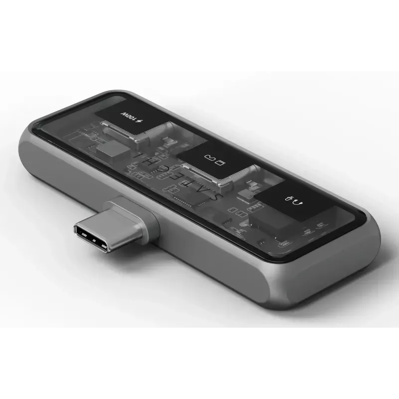 Dock per laptop Satechi ST-HXRAJM — USB 3.2 Gen 2 (Type-C), 100W PD, grigio