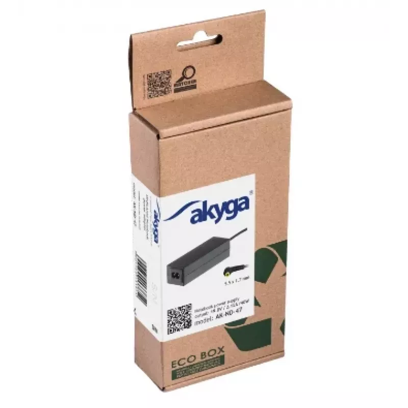 Alimentatore per notebook Akyga AK-ND-47 per Acer, 40 W, 19 V / 2,15 A, 5,5 x 1,7 mm