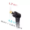 Alimentatore per notebook Akyga AK-ND-50 per Lenovo, 45 W, 20 V / 2,25 A, 4,0 x 1,7 mm