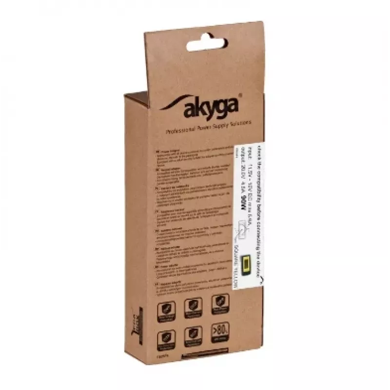Alimentatore per notebook da auto Akyga AK-ND-42 per Lenovo, 90 W, 20 V / 4,5 A, Slim Tip, ingresso 12 V
