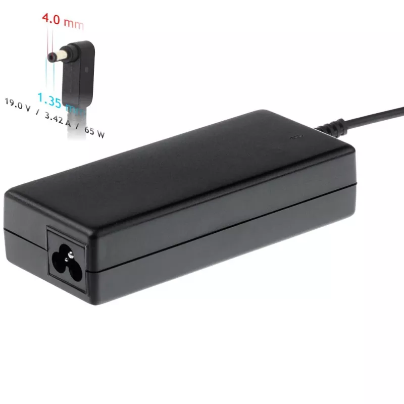 Alimentatore per notebook Akyga AK-ND-55 19 V / 3,42 A, 65 W, connettore 4,0 x 1,35 mm, per Asus