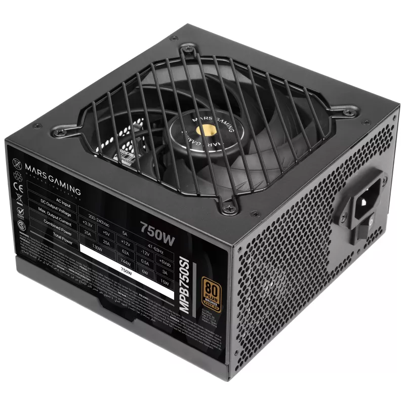 Mars Gaming MPB750SI alimentatore 750 W 24 pin ATX ATX nero