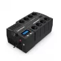 Gruppo di continuità CYBERPOWER BR1000ELCD — UPS Line-Interactive 1 kVA (600 W), 8 uscite tipo E, LCD, AVR, tempo di risposta 4 ms