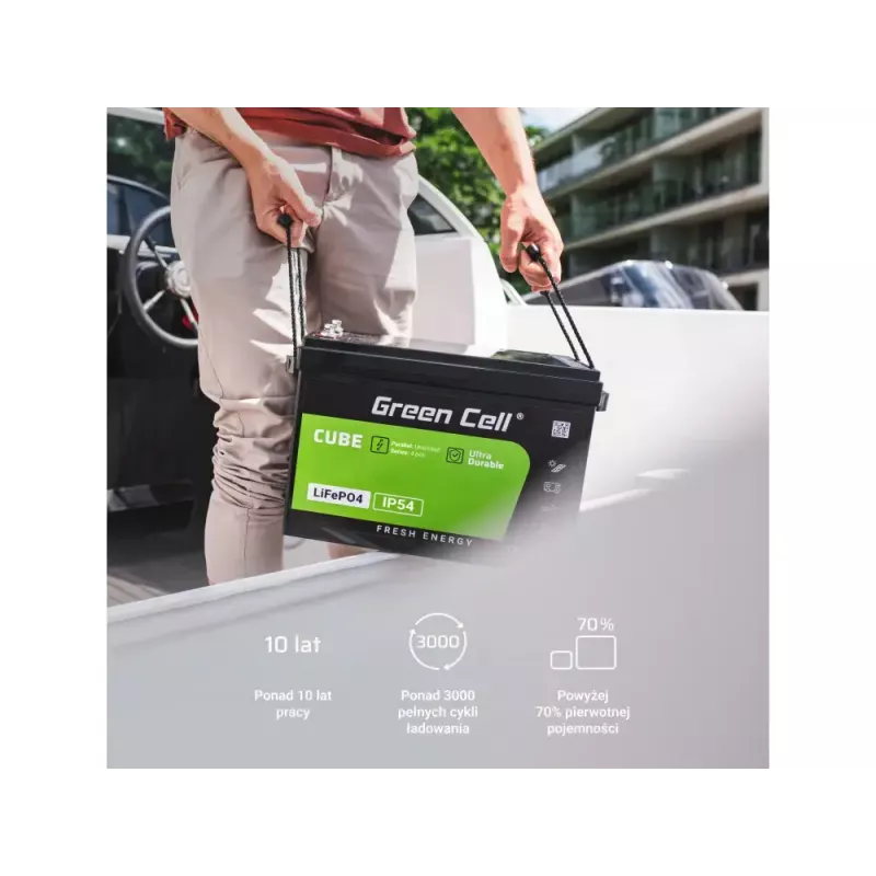 Batteria per UPS Green Cell LFPGC12V100AH litio-ferro-fosfato 12,8V 100Ah