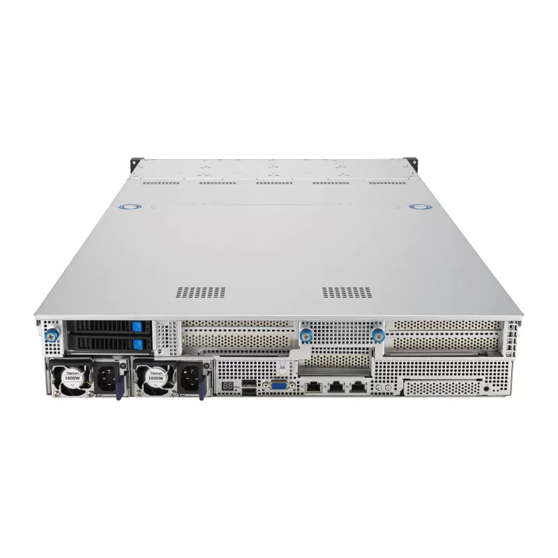 ASUS RS521A-E12-RS24U Socket SP5 Rack (2U) nero, argento