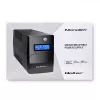 Qoltec Monolith 53979 gruppo di continuità (UPS), line-interactive, 850 VA / 480 W, 2 prese Schuko, LCD, USB, RJ45