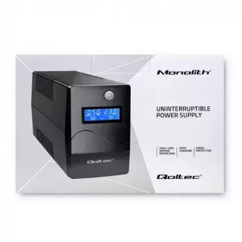 Gruppo di continuità Qoltec Monolith 0,85 kVA 480 W 2 prese AC