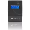 Qoltec Monolith 53979 gruppo di continuità (UPS), line-interactive, 850 VA / 480 W, 2 prese Schuko, LCD, USB, RJ45
