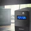 Qoltec Monolith 53979 gruppo di continuità (UPS), line-interactive, 850 VA / 480 W, 2 prese Schuko, LCD, USB, RJ45