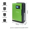 Qoltec 53886 inverter solare ibrido off-grid, 3,5 kW, 100 A MPPT, 24 V, onda sinusoidale pura