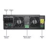 Qoltec 53886 inverter solare ibrido off-grid, 3,5 kW, 100 A MPPT, 24 V, onda sinusoidale pura