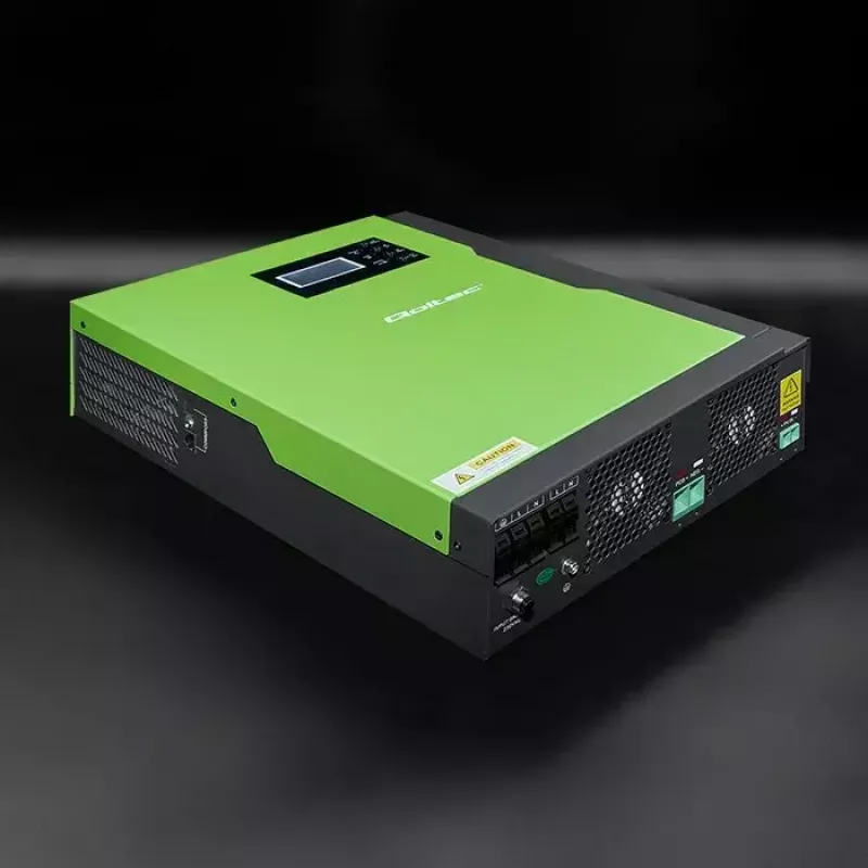 Qoltec 53886 inverter solare ibrido off-grid, 3,5 kW, 100 A MPPT, 24 V, onda sinusoidale pura