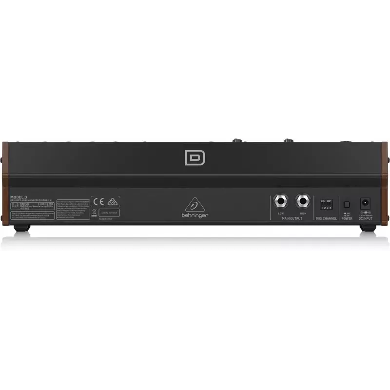 Sintetizzatore Behringer Model D nero colore case nero sorgente di alimentazione DC AC