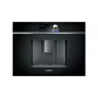 Macchina per espresso da incasso Siemens CT718L1B0 – serbatoio acqua 2,4 litri, 19 bar, macinacaffè integrato e monta latte, display TFT touch, nero