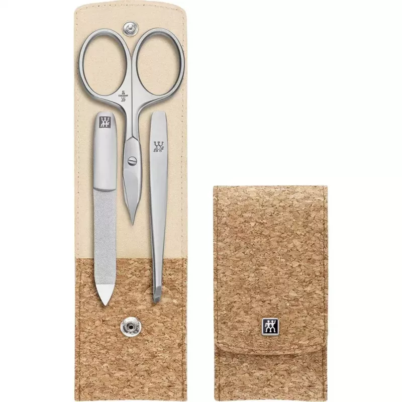 Set manicure ZWILLING Twinox 97690-006-3 custodia in sughero 3 pezzi