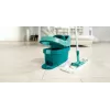 Leifheit 55045 Wet Microfiber – mop piatto con panno in microfibra per la pulizia dei pavimenti