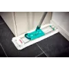 Leifheit 55045 Wet Microfiber – mop piatto con panno in microfibra per la pulizia dei pavimenti