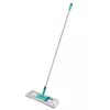 Leifheit 55045 Wet Microfiber – mop piatto con panno in microfibra per la pulizia dei pavimenti
