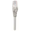 Intellinet 319768 Cat5e U/UTP cavo patch, 3 m, RJ45-RJ45, CCA, PVC, contatti placcati oro, snagless, grigio