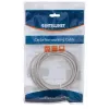 Intellinet 319768 Cat5e U/UTP cavo patch, 3 m, RJ45-RJ45, CCA, PVC, contatti placcati oro, snagless, grigio