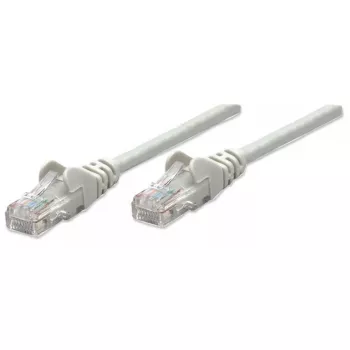 Cavo patch INTELLINET Cat5e U/UTP 3 m, grigio, CCA, RJ-45–RJ-45, 350 MHz
