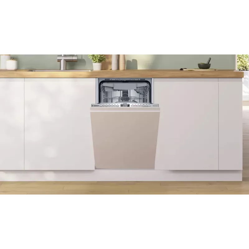 Lavastoviglie da incasso Bosch Serie 4 SPV4HMX10E, compatta, 10 coperti, 44 dB, classe energetica E