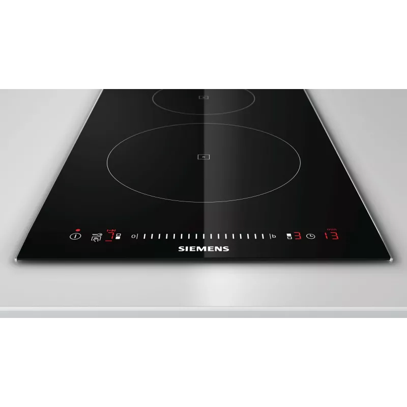 Siemens EH375FBB1E Piano cottura nero integrato piano a induzione a zone 2 zona/e
